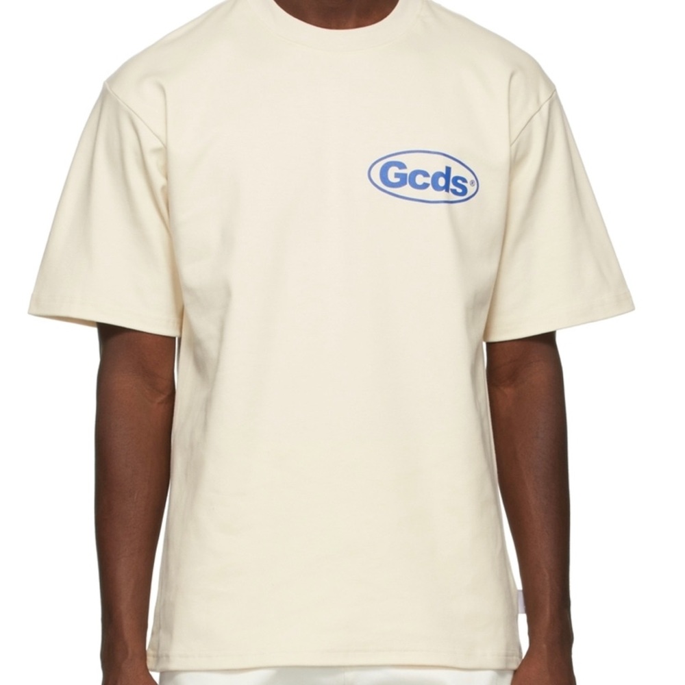GCDS Beige Shop List T-shirt (New)